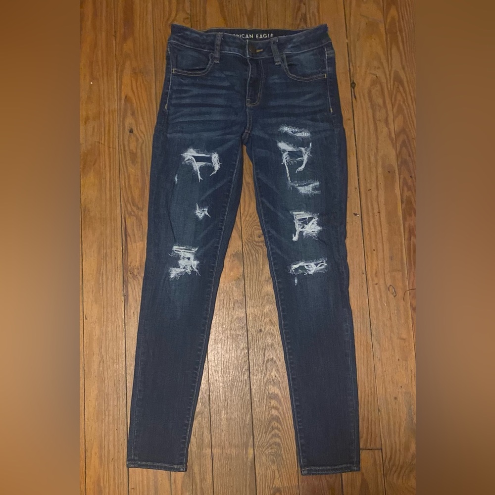 American Eagle Distressed Jeggings